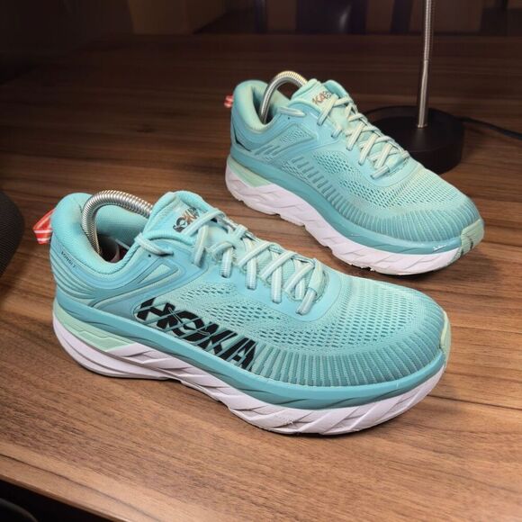 Hoka One One Shoes - HOKA ONE ONE BONDI 7 - Women’s Running Shoes - SIZE 9.5